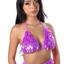 THE LUMI SHOP Hand Stitched Top- Magenta SUMMER 2022