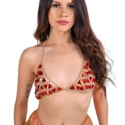 THE LUMI SHOP Empress Red Jewel Top SUMMER 2022