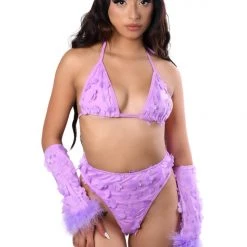 THE LUMI SHOP SUMMER 2022 Lilac Blossom Fuzzy 3D Set (4 Pcs)