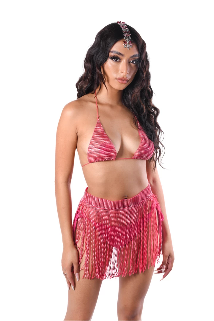 THE LUMI SHOP Rose Pink Rhinestone Set Sequin Sets 4 THE LUMI SHOP Rose Pink Rhinestone Set Sequin Sets