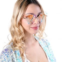 THE LUMI SHOP Iridescent Drip Sunglasses
