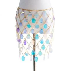 THE LUMi SHOP Sequin Sets Goddess Crystal Tears Set (Top + Skirt)