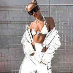 THE LUMi SHOP Sequin Sets Light Reflective Bikini Set