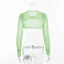 THE LUMi SHOP Neon Elf Buckle Top