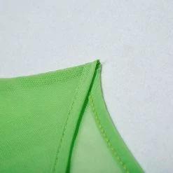 THE LUMi SHOP Neon Elf Buckle Top