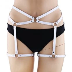 THE LUMi SHOP Pure White Leg Harness