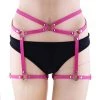 THE LUMi SHOP HARNESSES & CHAINS Rose Pink Leg Harness
