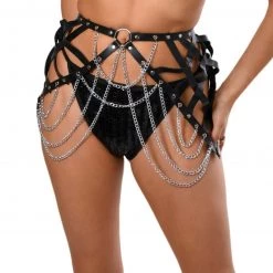 THE LUMI SHOP Skirts Punk Chain Harness Skirt