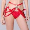 THE LUMi SHOP Skirts Fire Warrior Red Leg Skirt Harness