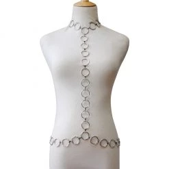 THE LUMi SHOP Silver Metal Chain Top SPRING 2022