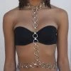 THE LUMi SHOP Silver Metal Chain Top SPRING 2022