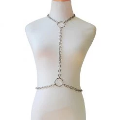 THE LUMi SHOP SPRING 2022 Silver Body Chain Top