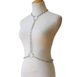 THE LUMi SHOP SPRING 2022 Silver Body Chain Top