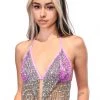 THE LUMI SHOP Hand Stitched Top-Lilac Sparkle SUMMER 2022