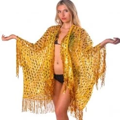 THE LUMI SHOP SPRING 2022 Sequin Tassel Kimono- Gold Treasure 11 THE LUMI SHOP SPRING 2022 Sequin Tassel Kimono- Gold Treasure