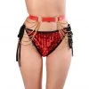THE LUMI SHOP Red/Gold Harness Belt