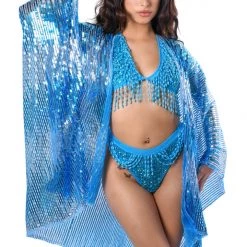 THE LUMI SHOP Signature Sequin Kimonos Sequin Kimono- Ocean Tide