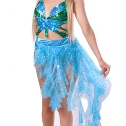 THE LUMI SHOP FULL OUTFIT- Blue Butterfly Princess (Top+Bottom+Skirt) FULL OUTFITS