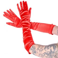 THE LUMI SHOP Red Hand Gloves SPRING 2022