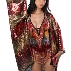 THE LUMI SHOP FULL OUTFIT-Scarlet (Bodysuit+Kimono) SUMMER 2022