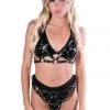 THE LUMI SHOP Toxic Black Harness Set Sequin Sets