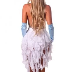 THE LUMI SHOP SPRING 2022 Pearl White Long Wrap Skirt