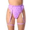 THE LUMI SHOP Lilac Vegan Leather Leg Harness HARNESSES & CHAINS