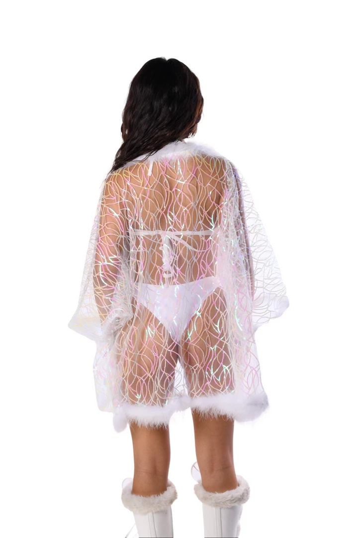 THE LUMI SHOP SUMMER 2022 Fuzzy Sequin Kimono- Ice Pixie 5 THE LUMI SHOP SUMMER 2022 Fuzzy Sequin Kimono- Ice Pixie