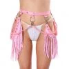 THE LUMi SHOP HARNESSES & CHAINS Pink Barbie Tassel Leg Harness
