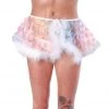 THE LUMI SHOP Rainbow Daisy Fuzzy 3D Skirt