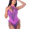 THE LUMI SHOP SPRING 2022 Hand Stitched Bodysuit- Lilac Dreams
