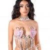 THE LUMI SHOP Pink Ladybug Carnival Bra Top