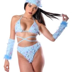 THE LUMI SHOP Blue Butterfly 3D Bottoms