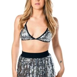 THE LUMi SHOP Disco Sequin Set (Bra + Skirt) - Disco Ball