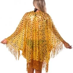 THE LUMI SHOP SPRING 2022 Sequin Tassel Kimono- Gold Treasure 12 THE LUMI SHOP SPRING 2022 Sequin Tassel Kimono- Gold Treasure
