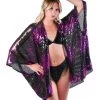 THE LUMI SHOP Signature Sequin Kimonos Sequin Kimono -Dark Violet