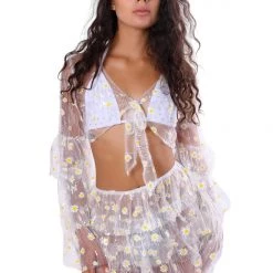 THE LUMI SHOP Daisy Floral Mesh Set