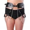THE LUMI SHOP Techno Black Vegan Leather Harness
