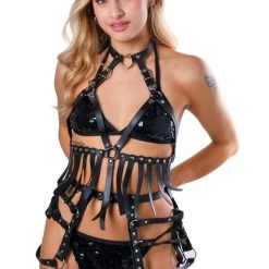 THE LUMI SHOP Sequin Sets Ride Or Die Harness Set