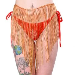 THE LUMI SHOP SUMMER 2022 Empress Gold Rhinestone Skirt