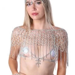 THE LUMI SHOP Goddess Crystal Shawl