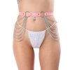 THE LUMI SHOP Barbie Pink Harness Chain Belt