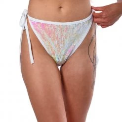 THE LUMI SHOP Sequin Shorts Pink Iridescent Sequin Bottoms