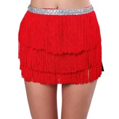 THE LUMI SHOP Red Tassel Skirt Skirts