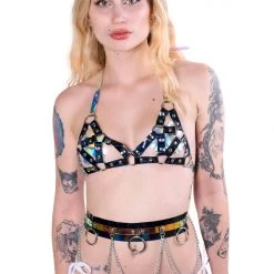 THE LUMI SHOP Black Space Hologram Harness Set