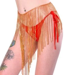 THE LUMI SHOP SUMMER 2022 Empress Gold Rhinestone Skirt