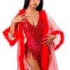 THE LUMI SHOP Signature Fuzzy Kimonos Fuzzy Kimono- Cherry Dreams