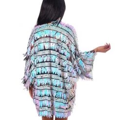 THE LUMI SHOP Sequin Kimono- Cosmic
