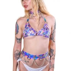 THE LUMi SHOP Sequin Sets Space Hologram Set - Purple ( 3 Pcs)