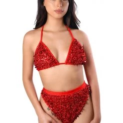 THE LUMI SHOP HAND-STITCHED Hand Stitched Top- Ruby